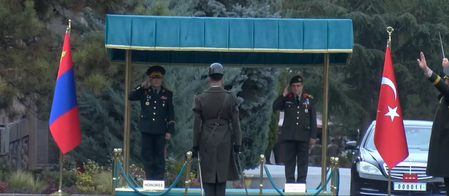 Moğolistan Genelkurmay Başkanı Türkiye’yi Ziyaret Etti, Orgeneral Bayraktaroğlu ile Görüştü