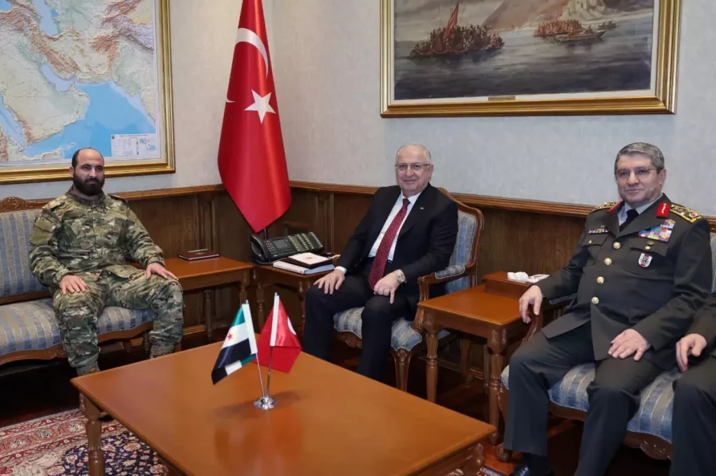Bakan Güler, Suriye Genelkurmay Başkanı Na’san’ı Ankara’da Karşıladı