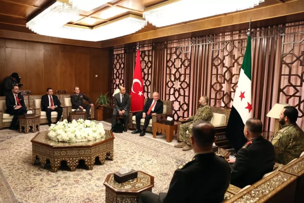 Yaşar Güler, Şam’da Suriye Savunma Bakanı Murhaf Ebu Kasra ile Görüştü