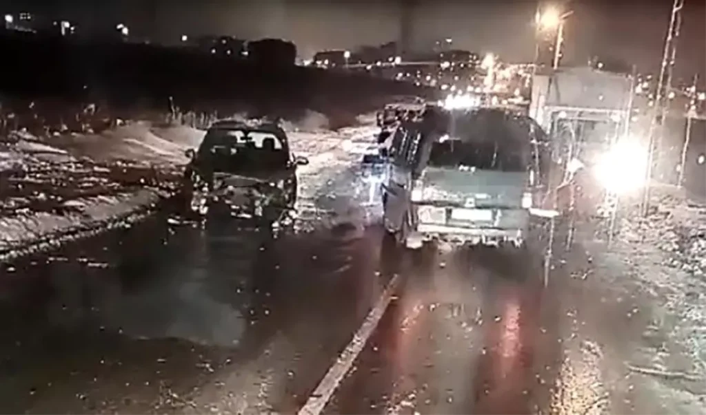 Batman’da Kar Yağışı Sonrası Trafik Kazası