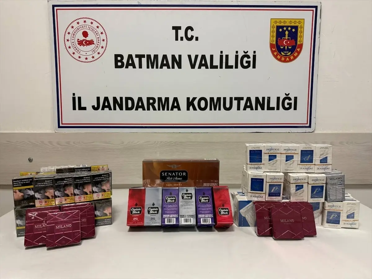 Hasankeyf’te Dev Kaçakçılık Operasyonu: 4 Bin 992 Paket Sigara Ele geçirildi