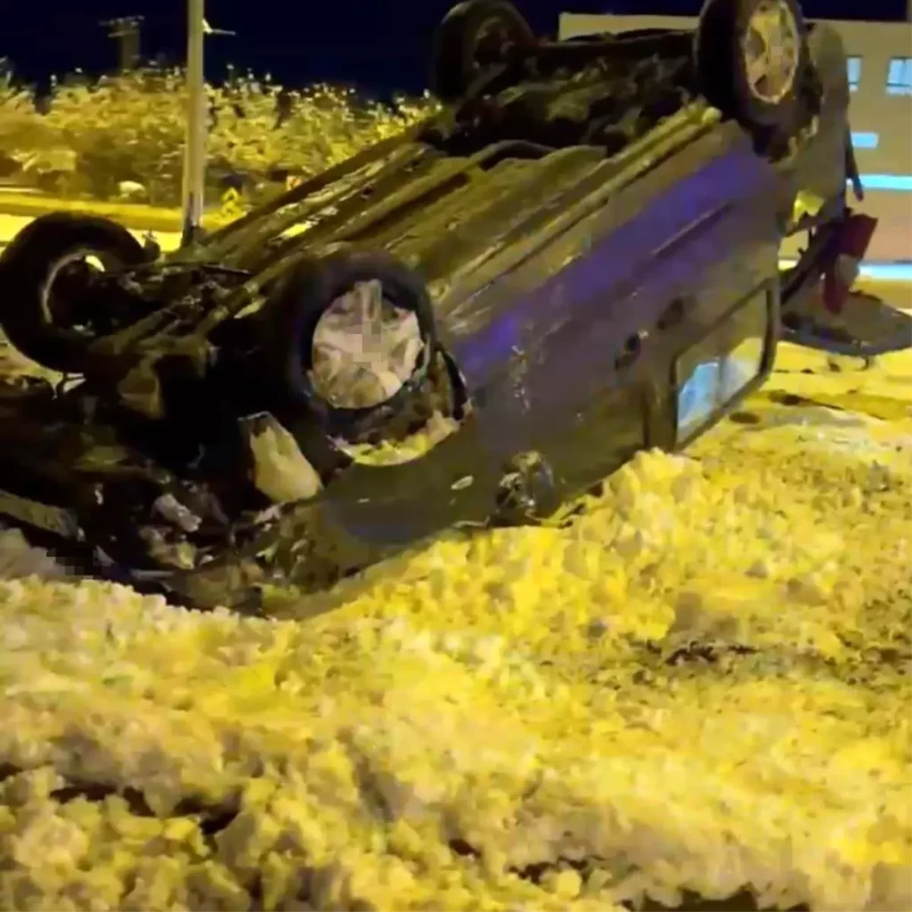 Batman’da Kar Kazası: 2 Yaralı