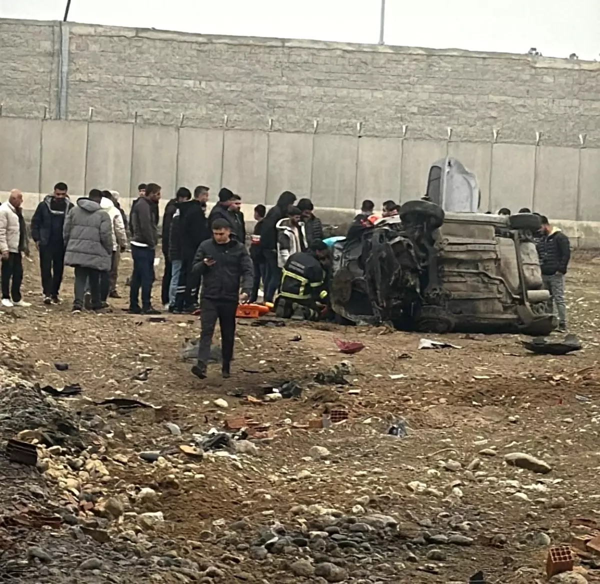 Batman’da otomobil takla attı: 2 yaralı