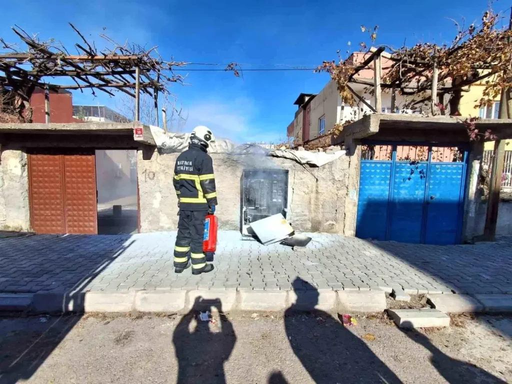 Batman’da Elektrik Trafosunda Büyük Yangın Çıktı