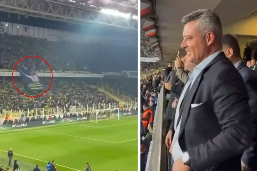 Beşiktaş Derbisi Öncesi Sadettin Saran’ın Tribün Pankartı Karşısında Gözyaşlarını Tutması