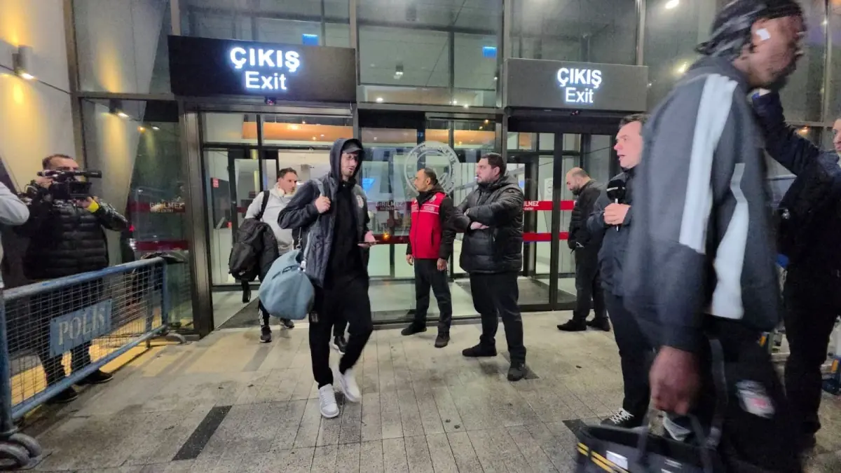 Beşiktaş Trabzon’a Geldi