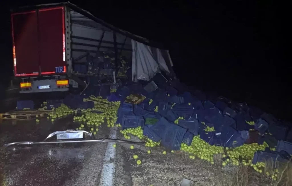 Konya’da Tır Kazası: Sürücü Yaralandı