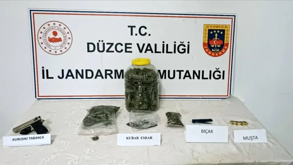 Düzce’de Uyuşturucu Operasyonu: 1 Gözaltı
