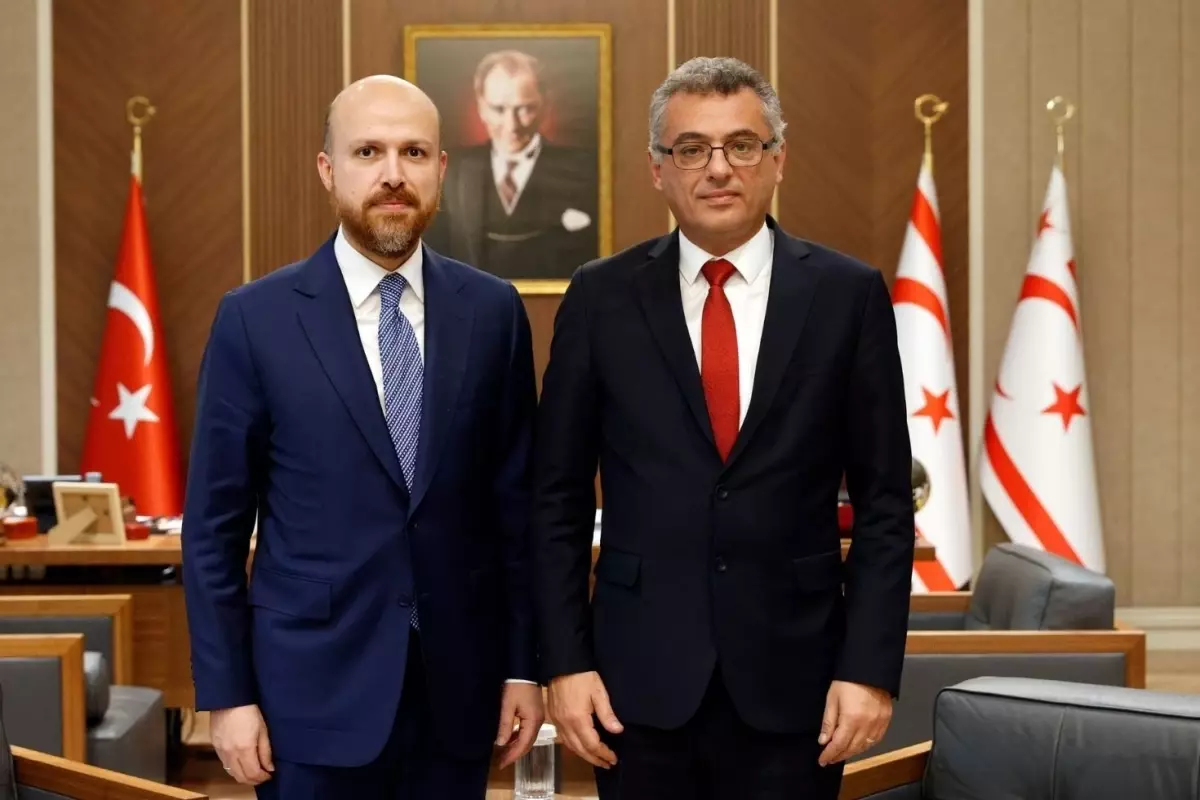 Bilal Erdoğan’dan sürpriz ziyaret! KKTC Cumhurbaşkanı ile görüştü