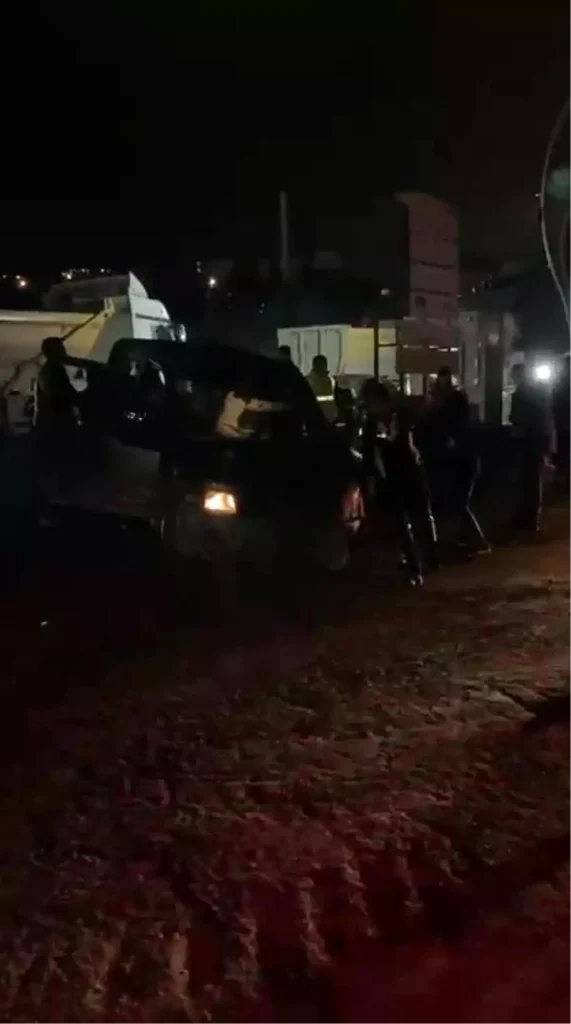 Kocaeli’de Kazaya Linç Girişimi