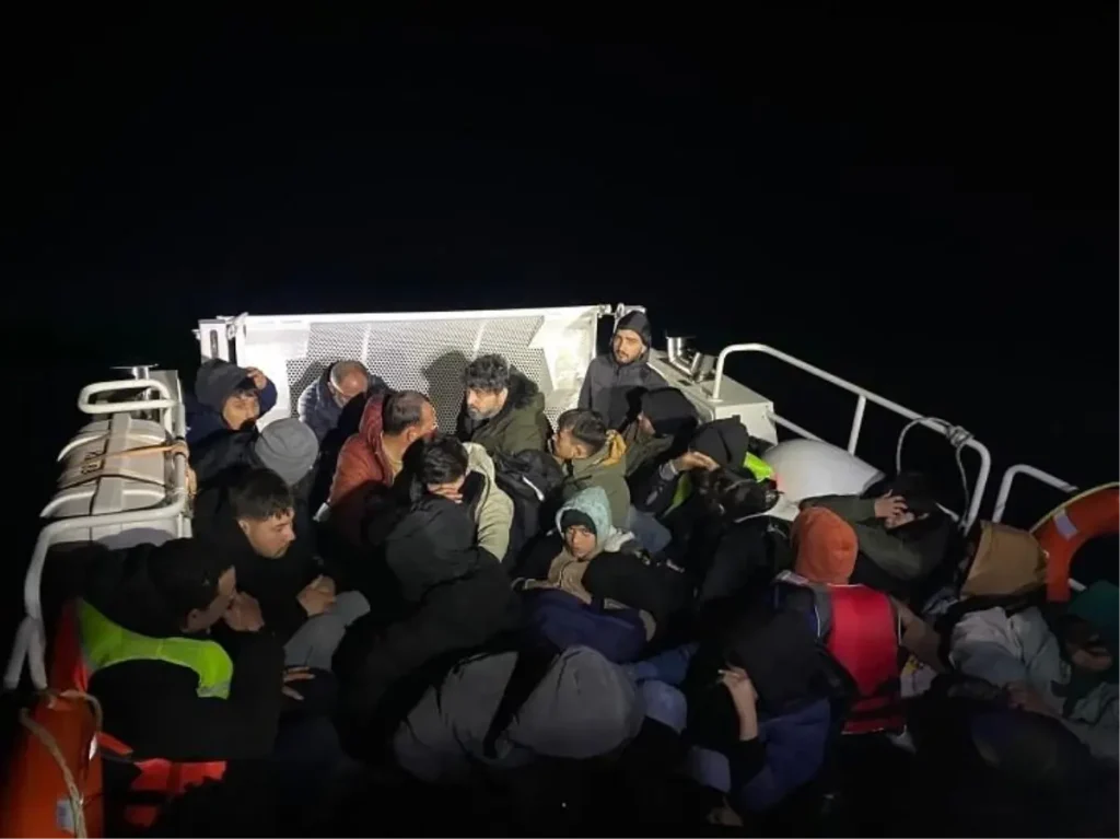 Bodrum Açıklarında 39 Düzensiz Göçmen Yakalandı: 1 Şüpheli Gözaltına Alındı