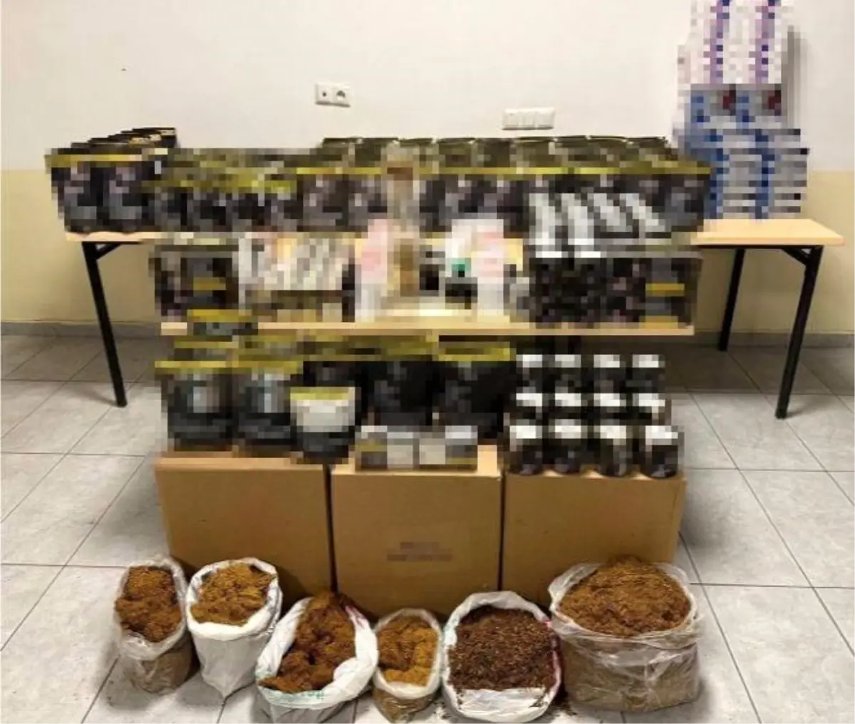 Bolu’da Kaçak Ürün Operasyonu