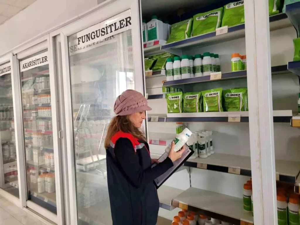 Buharkent’te Tarım Ürünleri Üzerine Kapsamlı Denetim ve Barkod Kontrolü