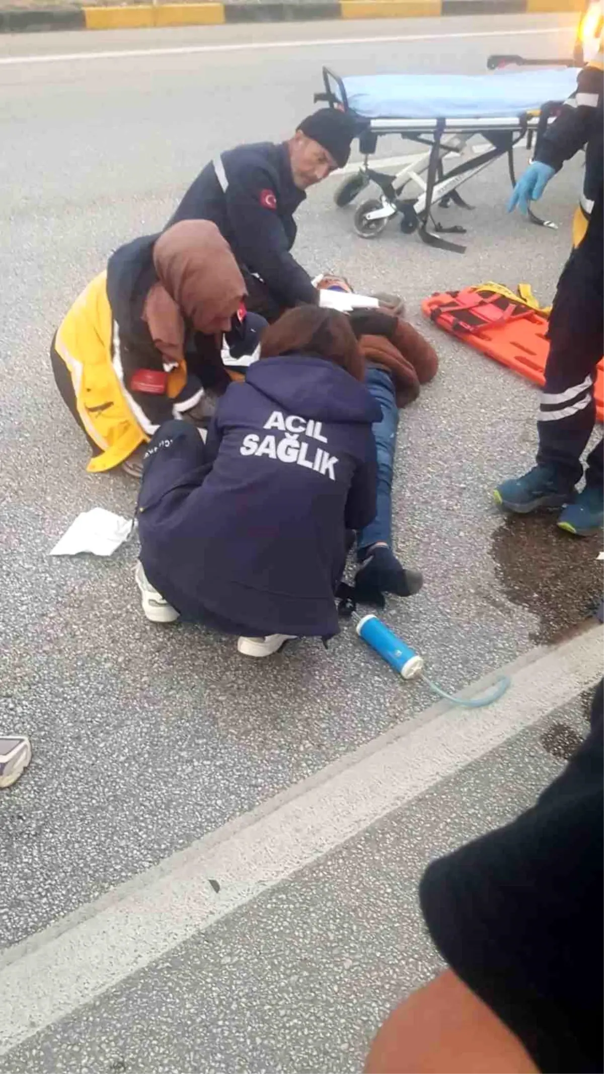 Burdur’da Trafik Kazası: Motosiklet Sürücüsü Yaralandı