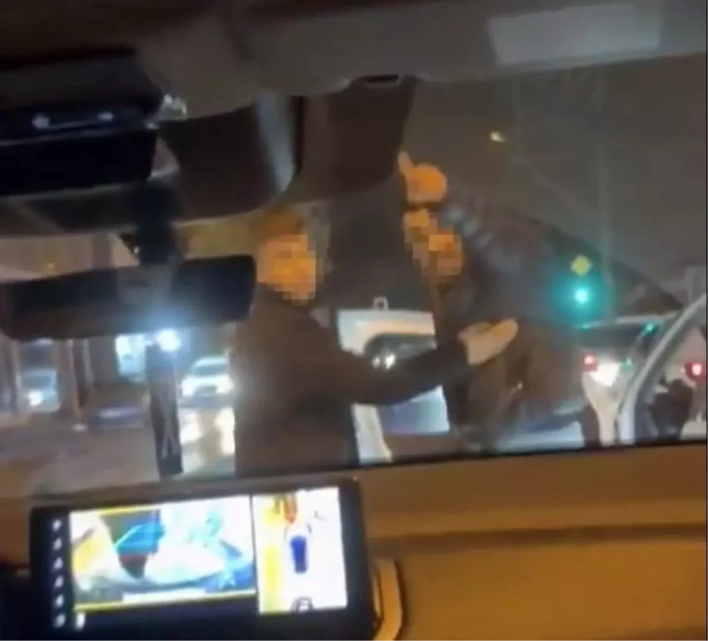 Bursa’da Trafik Gerilimi Anneyi Korkuttu