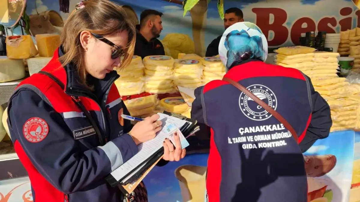 Çanakkale Yöresel Ürün Festivali’nde Gıda Güvenliği Denetimi Ağır Baskı Altında