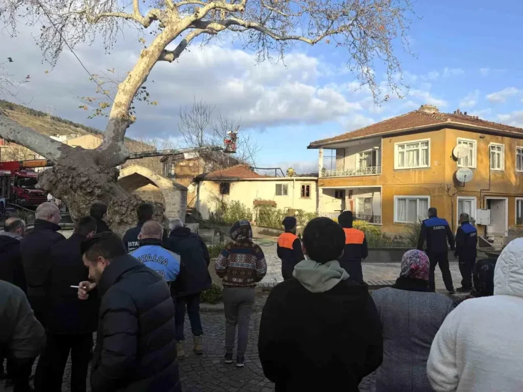 Çatalca’da Yangın Paniği