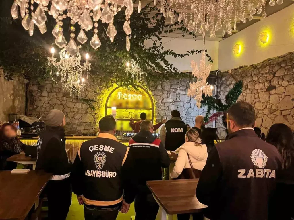 Çeşme’de Yılbaşı Öncesi Geniş Kapsamlı Denetim Başladı