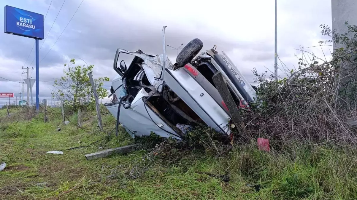 Sakarya’da Kaza: 1’i Ağır 2 Yaralı