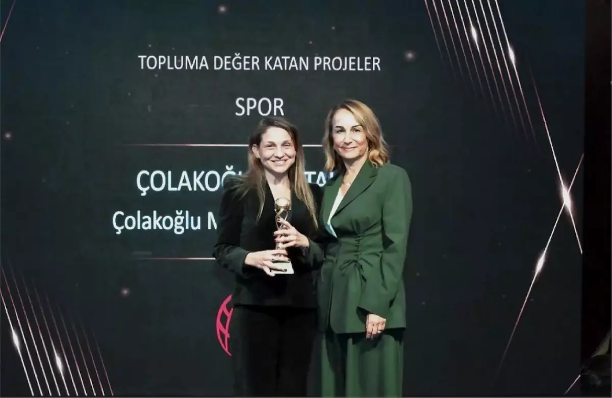 Çolakoğlu Metalurji Spor Kulübü Toplumsal Fayda Ödülü’nü Aldı