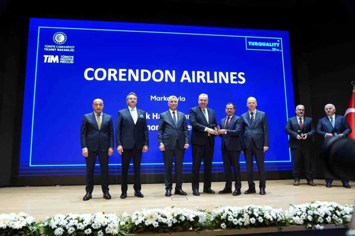 Corendon Airlines İki Ödül Kazandı: Turquality Şampiyonları