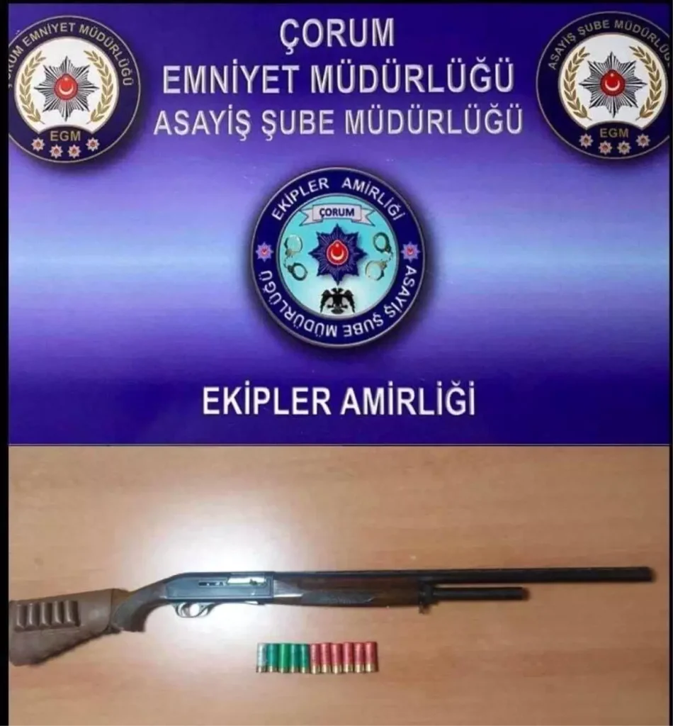 Çorum’da 9 Kişi Yakalandı: Büyük Uyuşturucu ve Silah Operasyonu