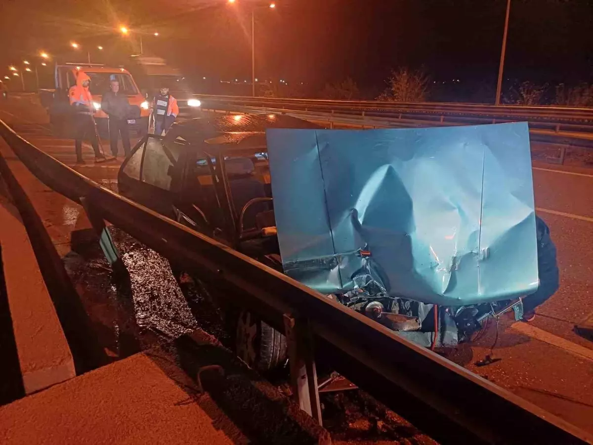 Çorum’da Trafik Kazası: Sürücü Yaralı