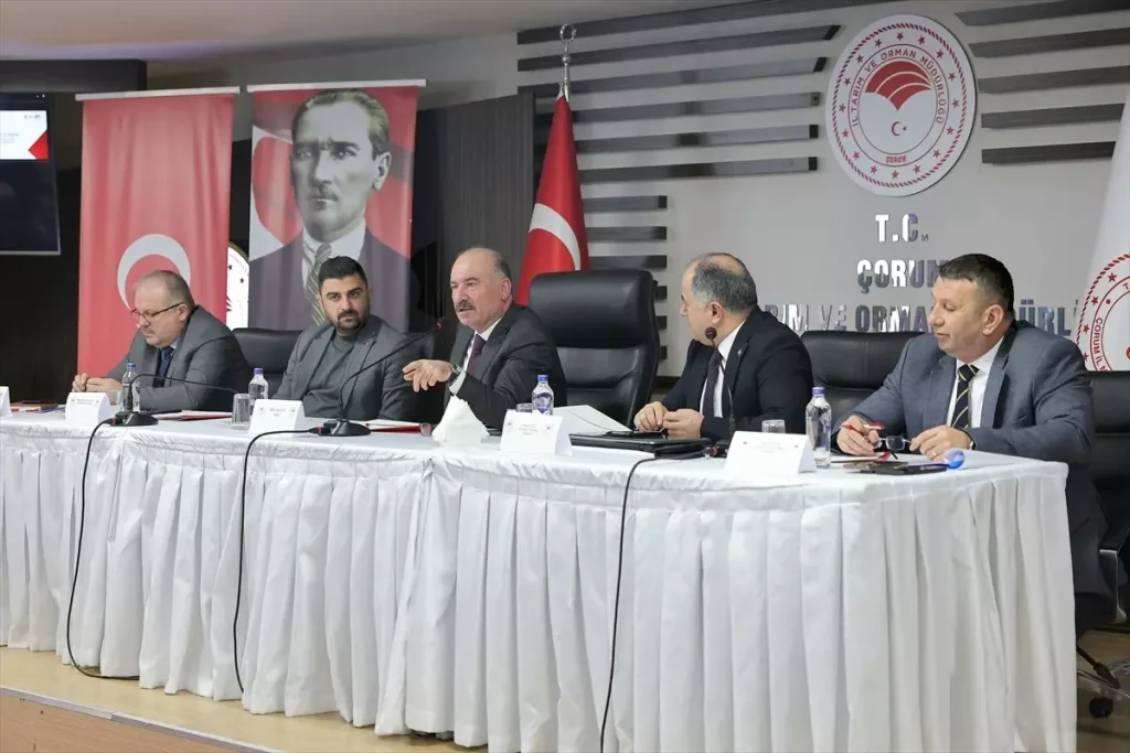 Çorum’da Tarım ve Hayvancılık Sektörü 2025‑2026 Vizyon Toplantısı Gerçekleşti