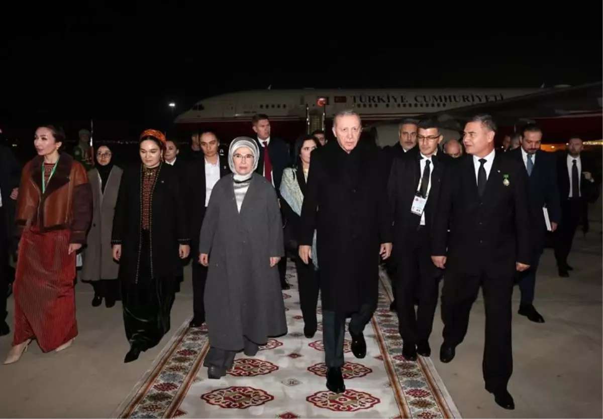 Cumhurbaşkanı Erdoğan Türkmenistan’da