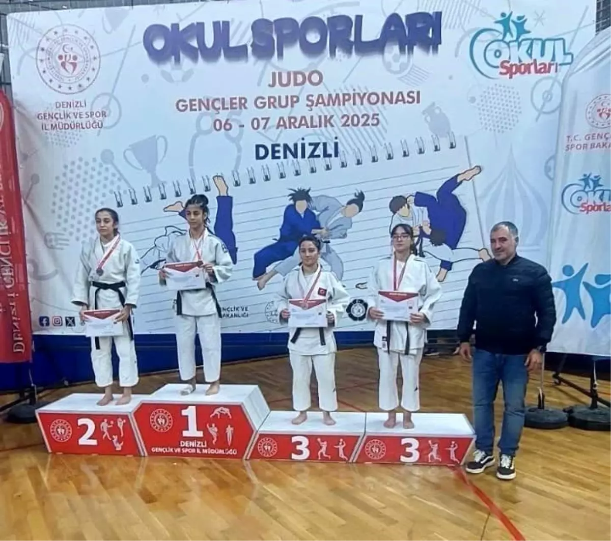 Denizli’de Judo Gençler Şampiyonası Coşku Dolu Anlara Sahne Oldu