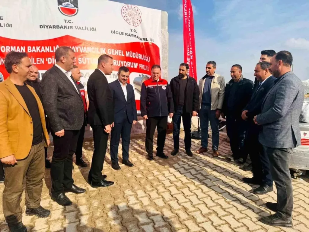 Dicle’de Sütümü Koruyorum Projesiyle Çiftçilere 7 Yeni Süt Soğutma Tankı ve Analiz Ekipmanları