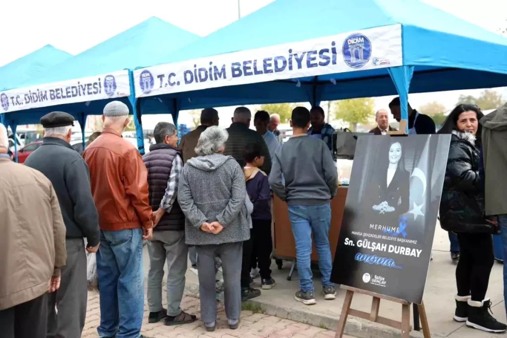 Didim’de merhume Başkan Gülşah Durbay İçin Lokma Hayrı Düzenlendi