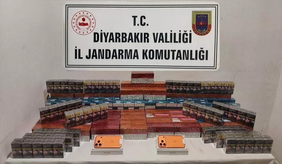Diyarbakır’da Dev Kaçakçılık Operasyonu: 5 Bin 666 Paket Sigara ve 690 Sikke Ele Geçirildi