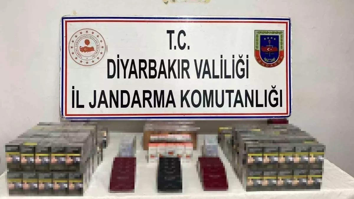 Diyarbakır’da 5.666 Paket Kaçak Sigara ve Binlerce Kaçak Ürün Ele Geçirildi!