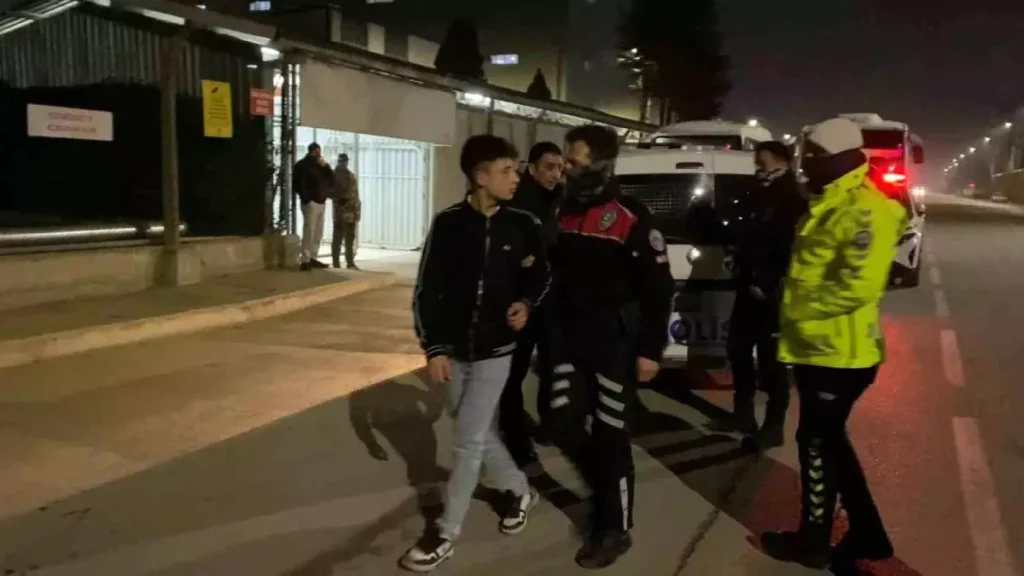 Bursa’da 15 Yaşındaki Sürücü Kovalamacadan Kurtulamadı