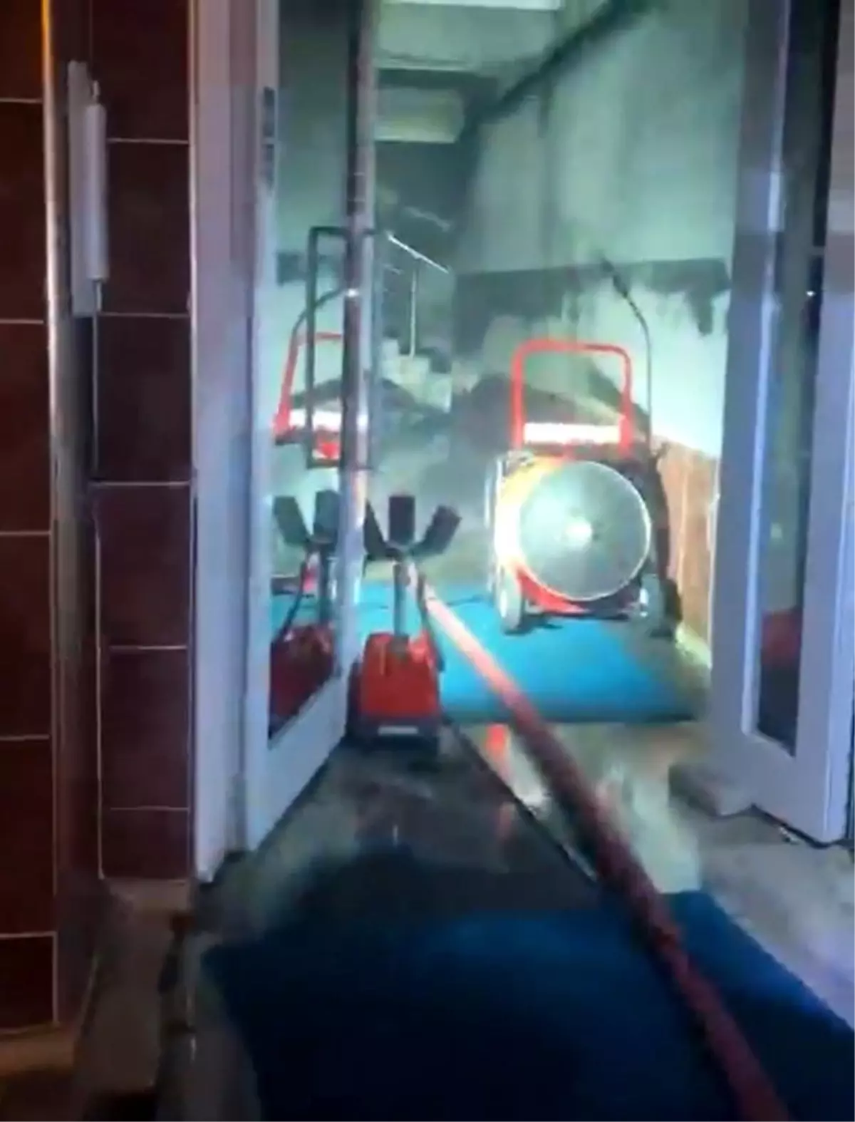 Düzce’de Elektrik Panosu Yangını