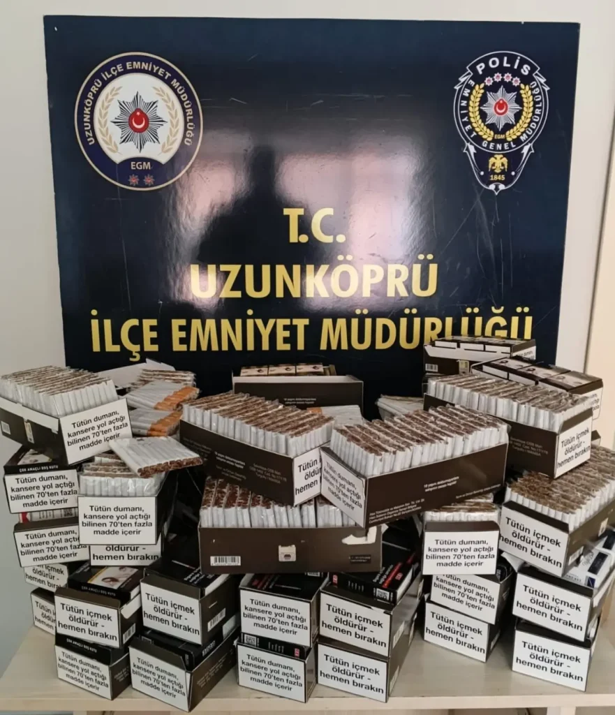 Edirne’de 12 Bin 920 Dolu Makaron Ele Geçirildi