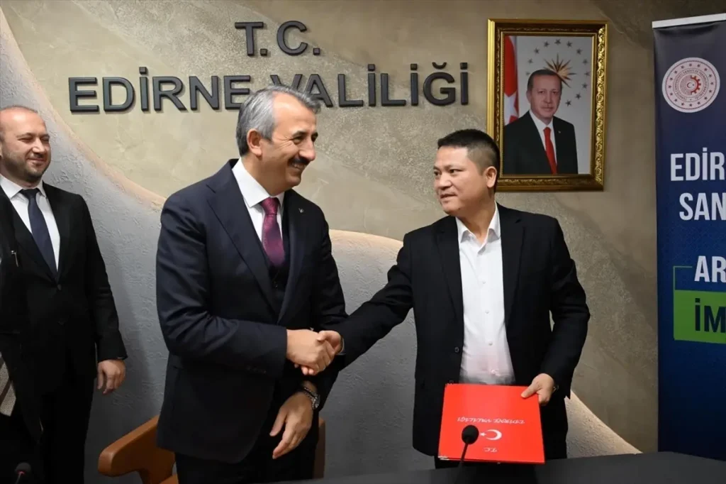 Edirne OSB’de Çinli Firmadan 1.660 Yeni İş İmkanı: Yeşil ve Yenilikçi Sanayi Hamlesi