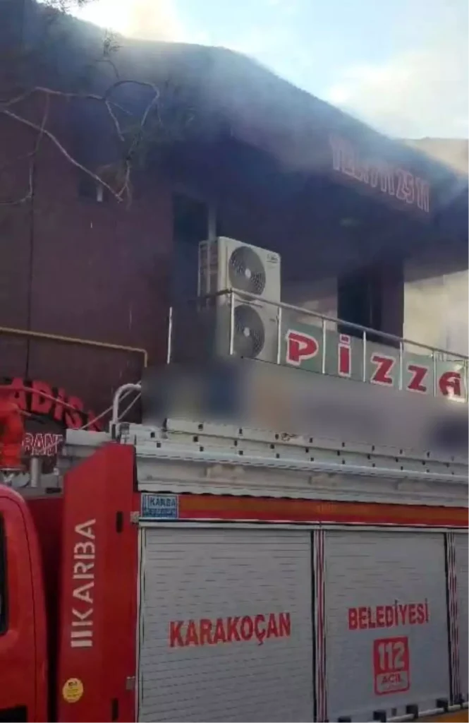 Elazığ’da Restoranda Yangın