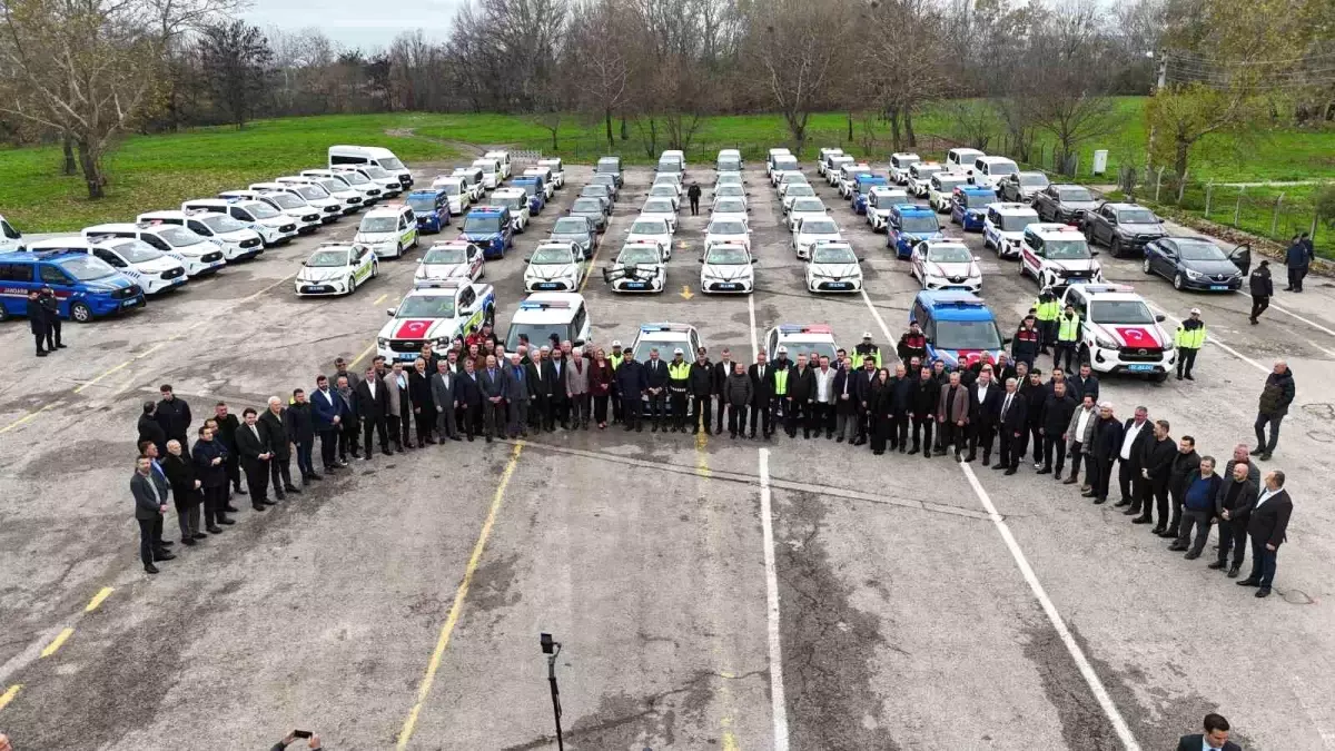 Edirne’de Yeni Araçlar Göreve Başladı