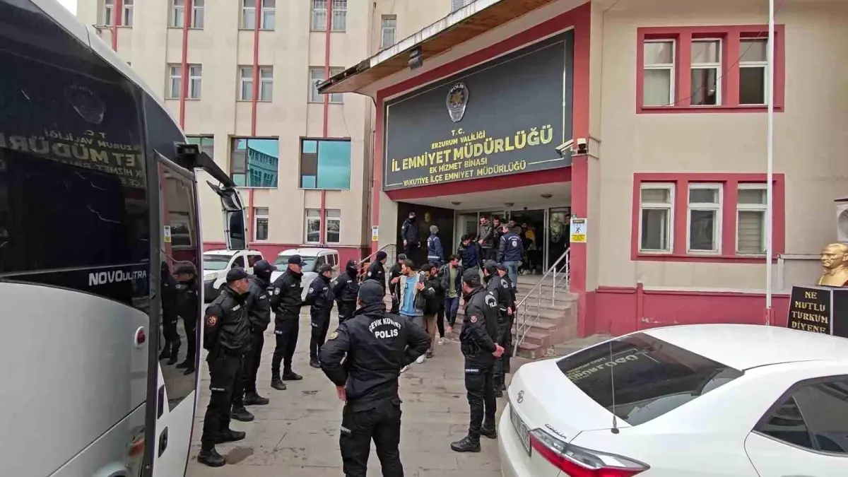 Erzurum’da 73 Düzensiz Göçmen Yakalandı