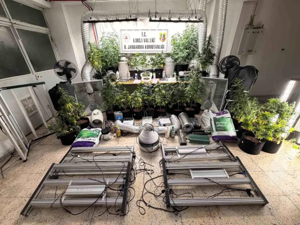 Bursa’da Nilüfer’de Uyuşturucu İmalathanesi Operasyonu: Yüklü Miktarda Madde Ele Geçirildi