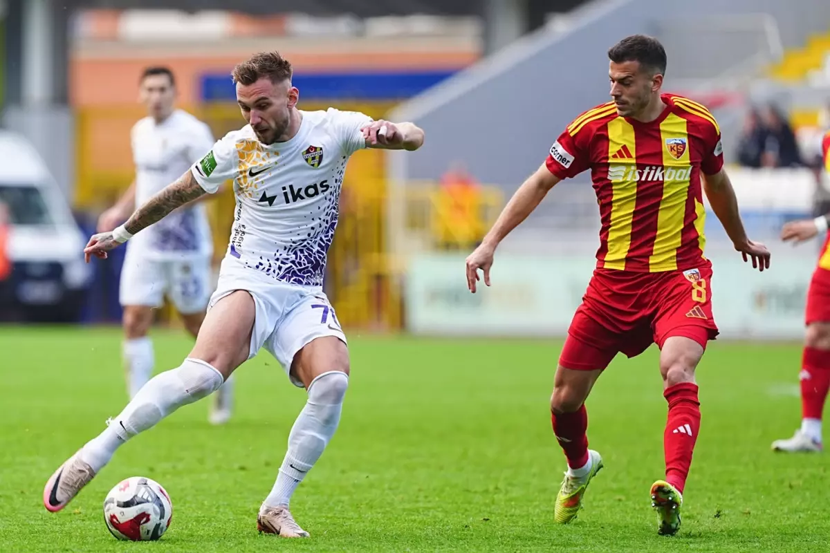Eyüpspor‑Kayserispor Maçında Kazanan Çıkmadı: 1‑1 Beraberlik