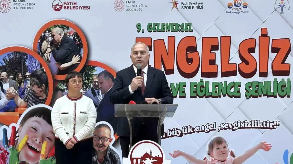 Engelli Çocuklar 9’uncu Geleneksel Spor ve Eğlence Şenliği’nde Doyasıya Eğlendi