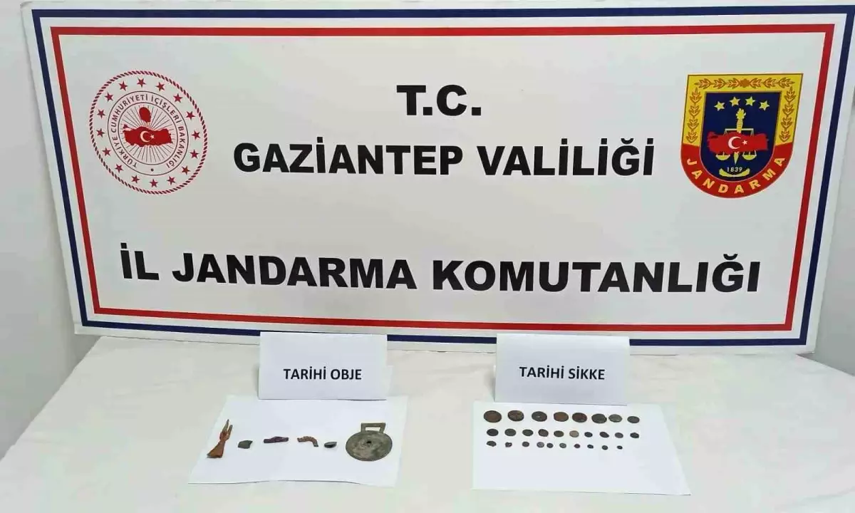 Gaziantep’te Tarihi Eser Kaçakçılığı Operasyonu