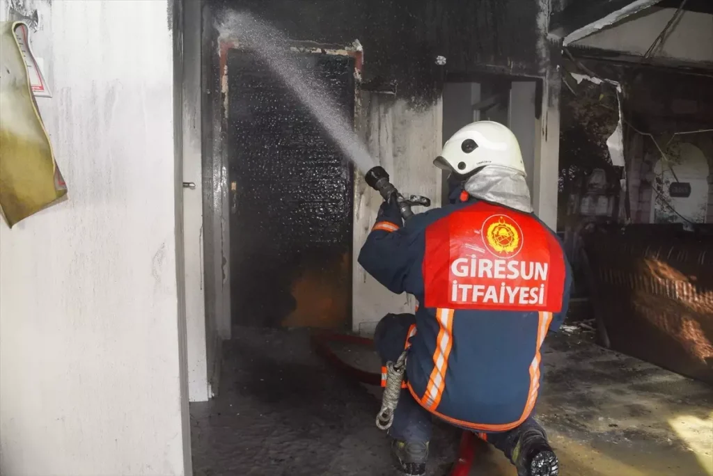 Giresun’da Yangın Kontrol Altına Alındı