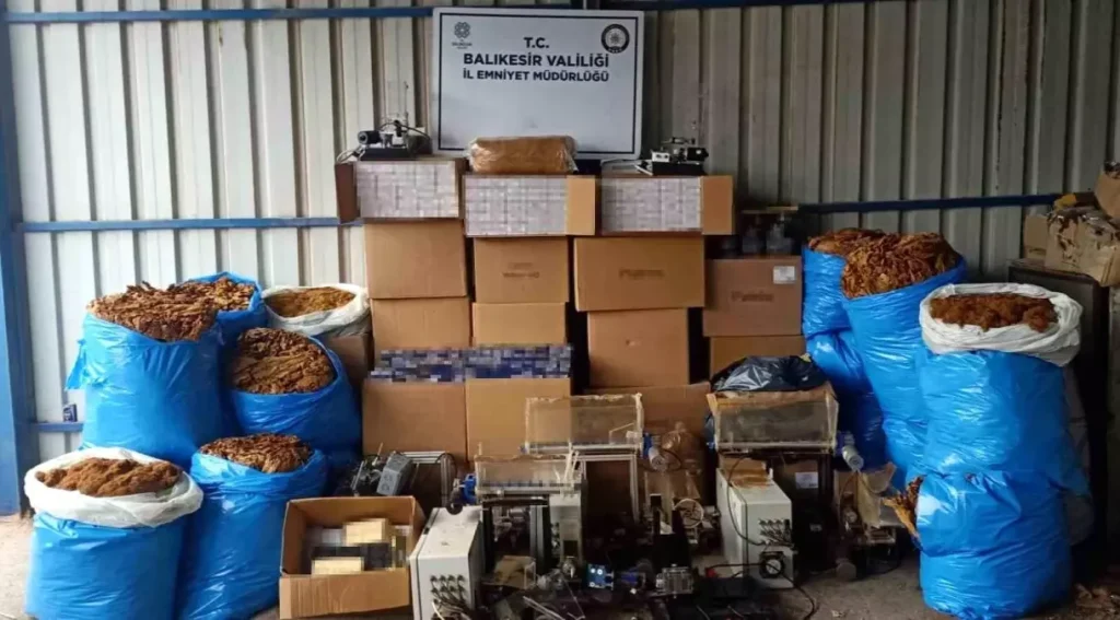 Gönen’de Tütün Kaçakçılığına Dev Operasyon