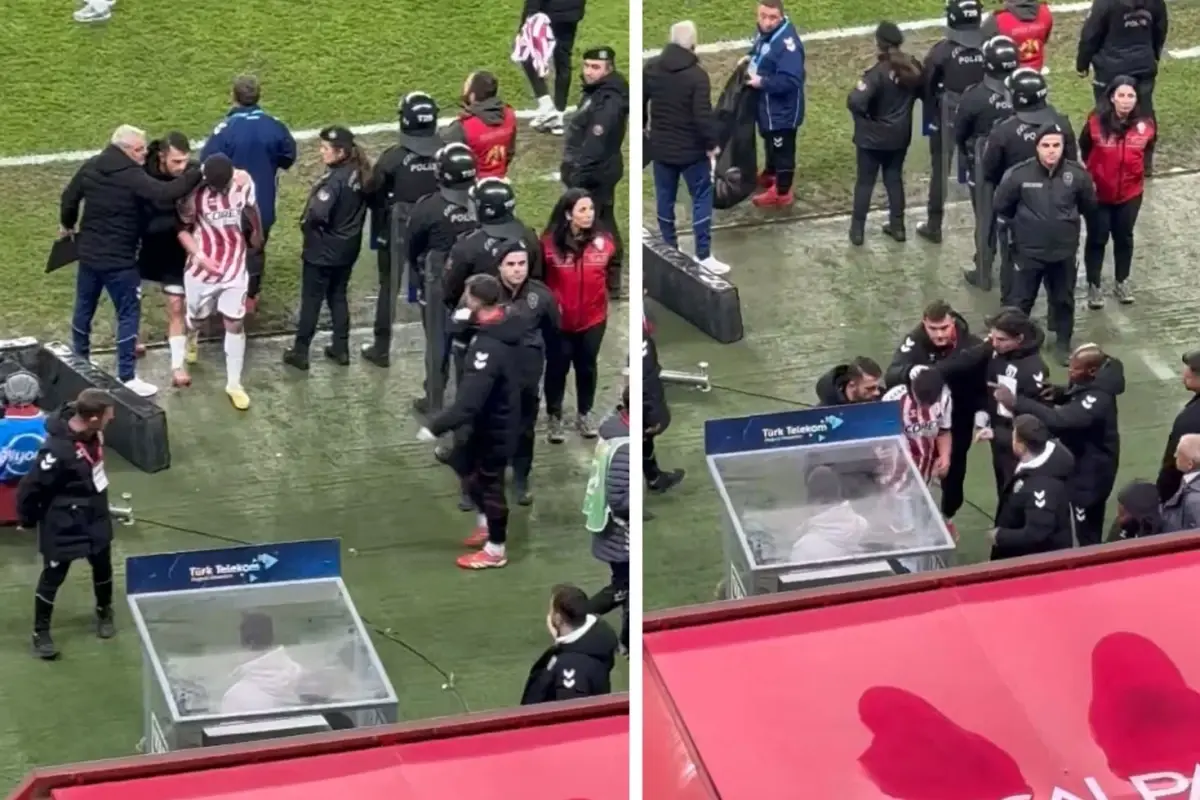 Görüntü Süper Lig’den! Maç bittiği gibi gözyaşları içinde soyunma odasına gitti