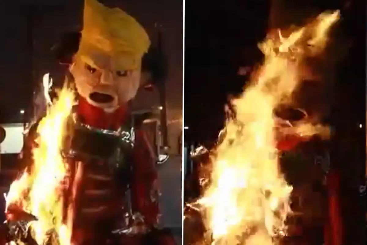 Guatemala’da ‘Şeytan Ateşi’ Festivali’nde Trump kuklaları yakıldı