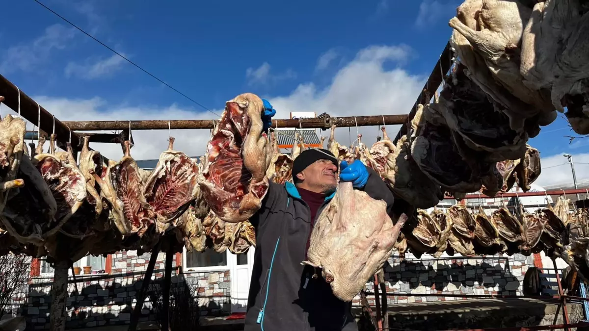 Kars’ta 900 Kaz Kurutuluyor